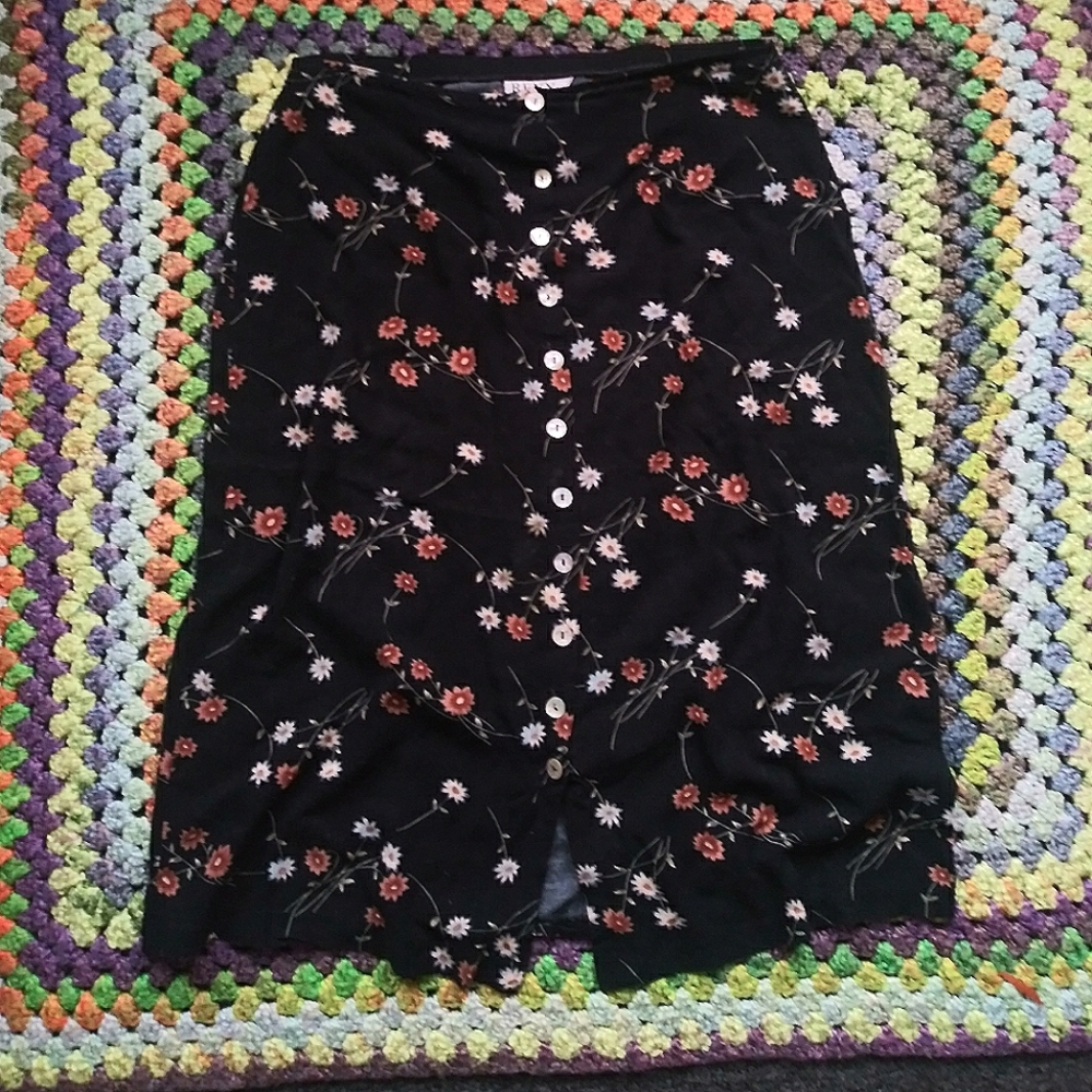 Vintage Floral Skirt